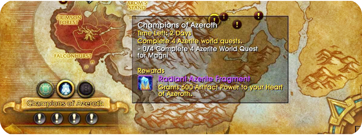 Blendung Es vergiften champion of azeroth emissary n Indien