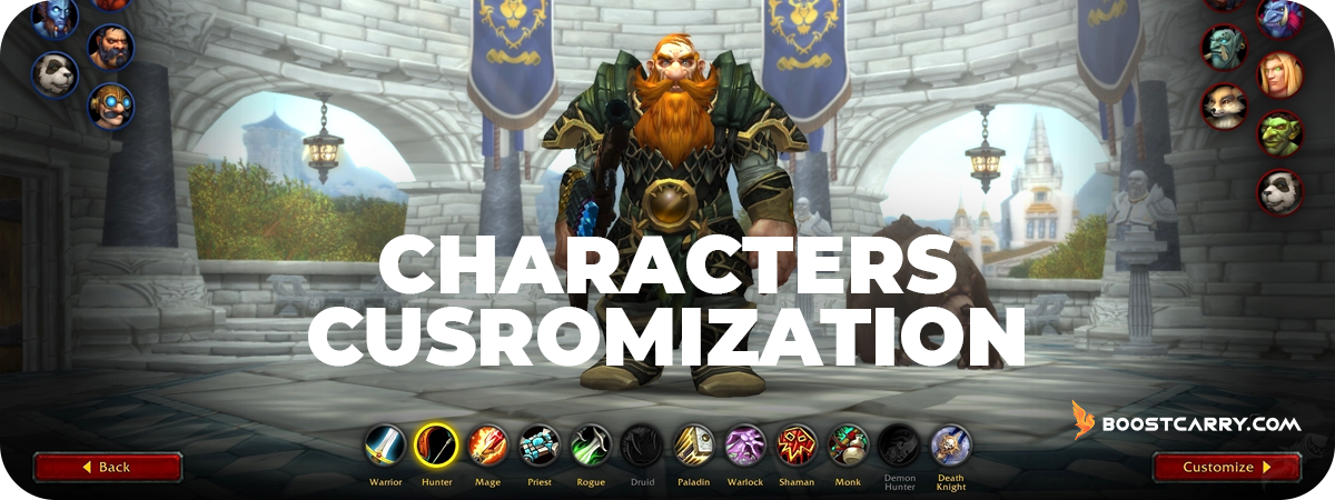 Shadowlands Characters Customization