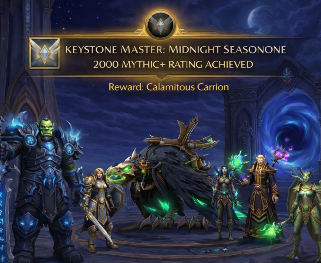 WoW Midnight Keystone Master Boost – Calamitous Carrion Mount Service | Boostcarry