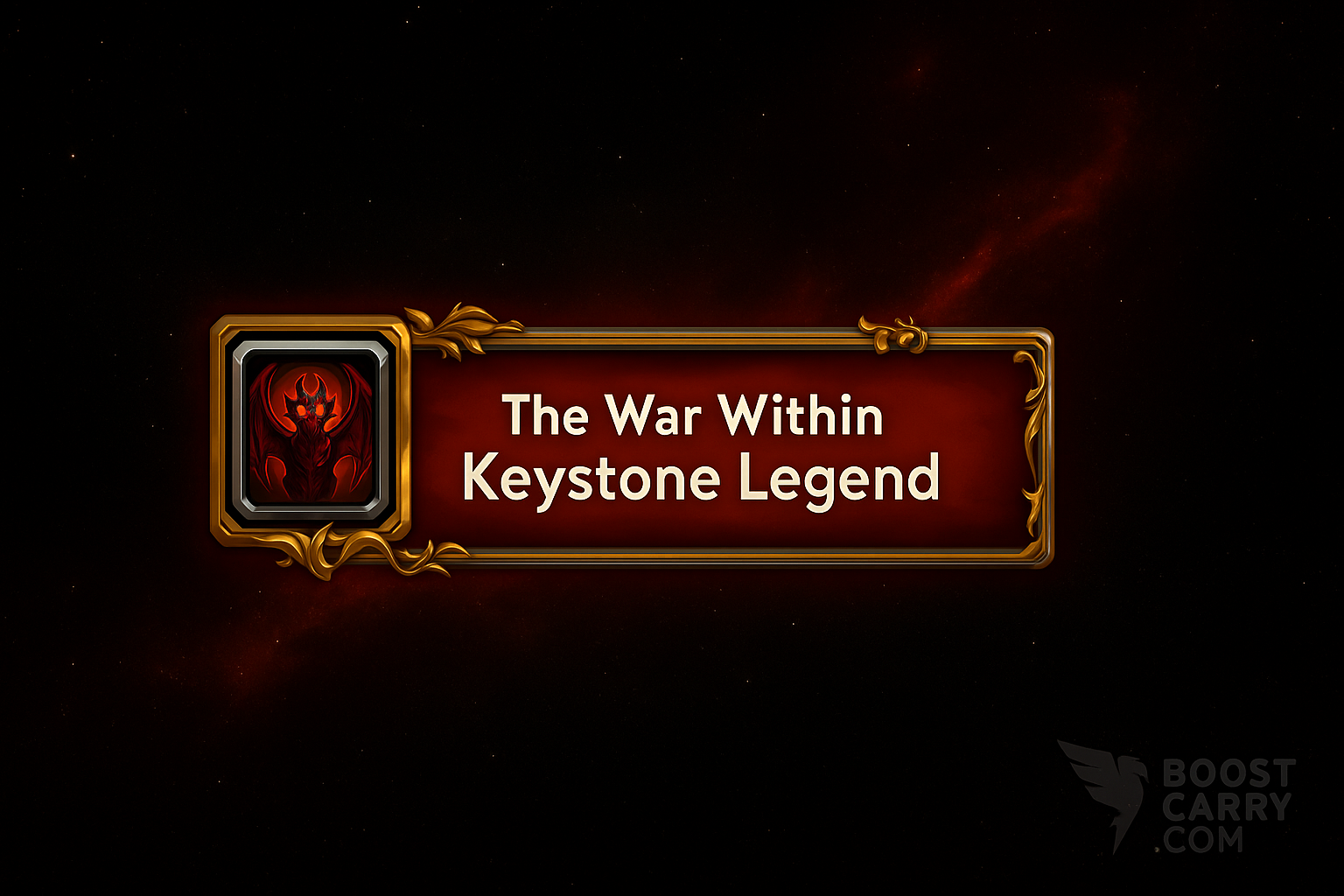 WoW The War Within Keystone Legend Boost — 3000 Mythic+ rating carry by Boostcarry (Season 3)