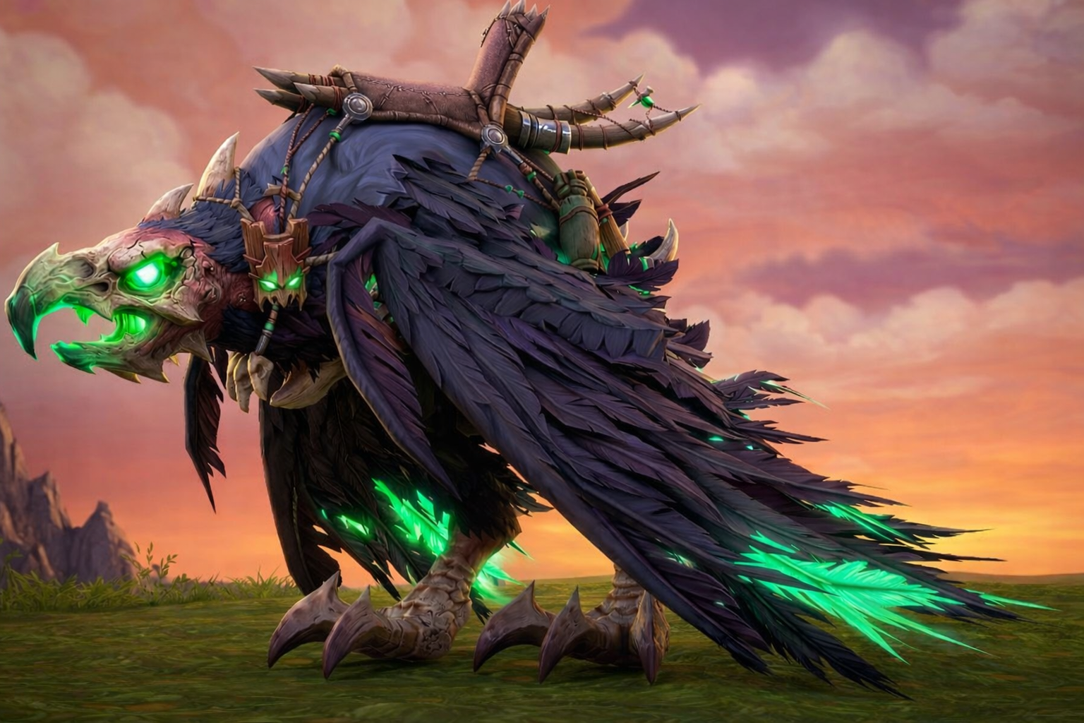 Calamitous Carrion Calamitous Carrion mount reward from Midnight Season 1 Mythic Plus