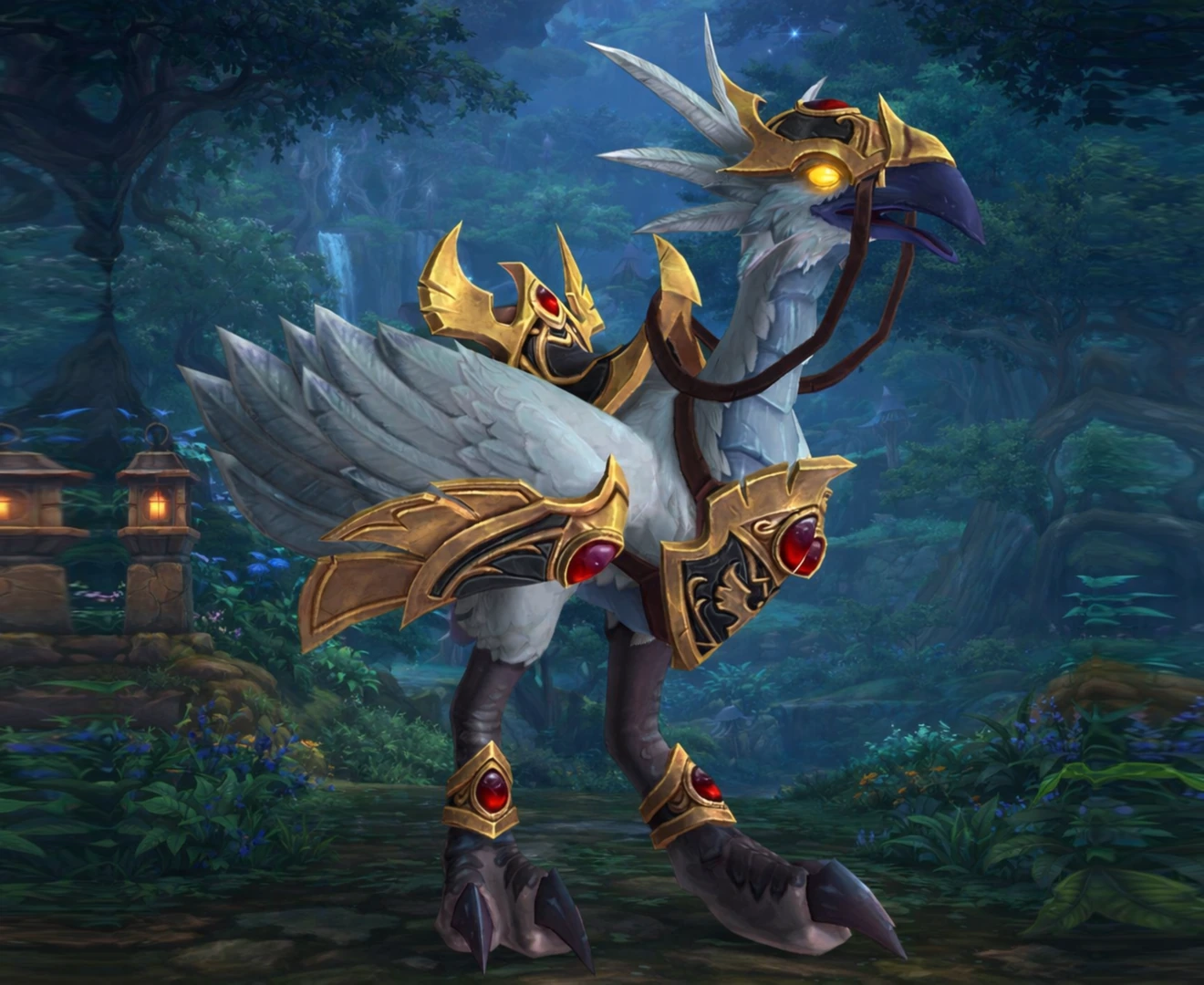 Lucent Hawkstrider – WoW Midnight Mount Lucent Hawkstrider mount in WoW Midnight