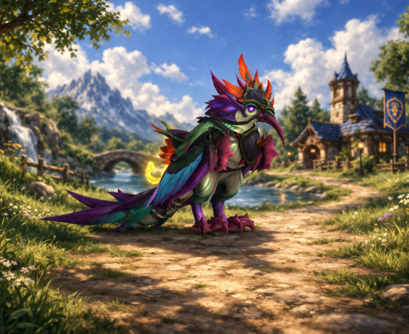 Vibrant Petalwing – WoW Midnight Mount Vibrant Petalwing mount in WoW Midnight