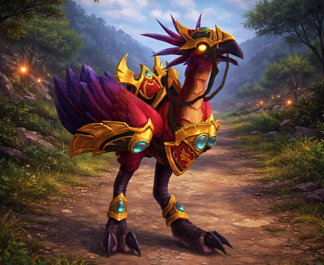 Crimson Silvermoon Hawkstrider – WoW Midnight Mount Crimson Silvermoon Hawkstrider mount in WoW Midnight