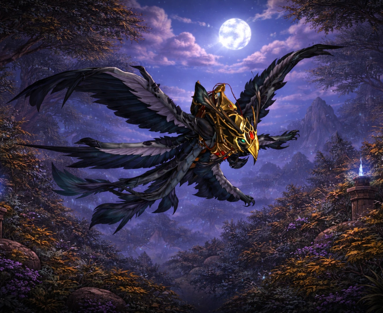 Umbral Dragonhawk – WoW Midnight Mount Umbral Dragonhawk mount in WoW Midnight