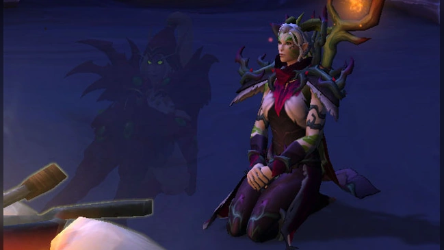 Valeera Sanguinar Delve Companion – WoW Midnight Valeera Sanguinar Delve companion scene in WoW Midnight